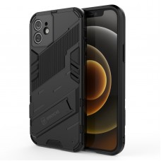 Θήκη Κινητού BBR Steel Αντικραδασμική ( Armor - Shockproof ) με ενσωματωμένη βάση στήριξης ( Kickstand ) για i-PHONE 11 (6,1) BLACK